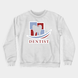 Dentist and dentistry clinic vector logo design. Crewneck Sweatshirt